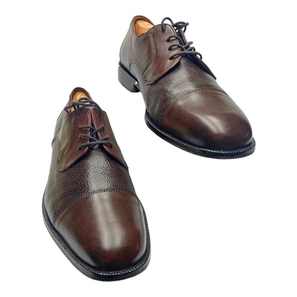 BOSTONIAN 27848 Marco Brown‎ Leather Cap Toe Dress Oxfords - Picture 8 of 11
